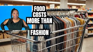 CLOTHES Are Cheaper Than Food  Groceries VS Fashion Which One Should You REALLY Be Spending On [upl. by Dott]