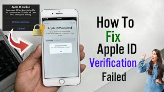 How To Fix Apple ID Verification Failed  How To Solve Apple ID Locked  Apple ID Locked Joyoshare [upl. by Romie235]