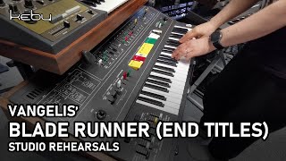 Vangelis  Blade Runner End Titles Kebu rehearsals [upl. by Imuya]