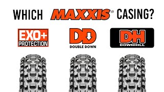 Maxxis Casing Comparison  EXO vs DD vs DH [upl. by Jazmin760]