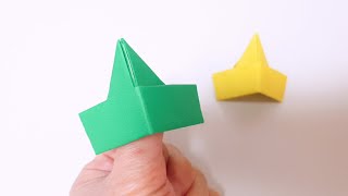 색종이로 고깔 모자 종이접기 simple origami [upl. by Eart488]