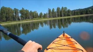 Kayaking Jackson Dam to Pacific Creek [upl. by Shuman432]