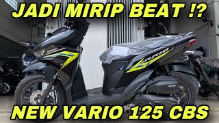 VARIO 125 CBS BLACK TERBARU 2024 🔥🔥 KATANYA MIRIP HONDA BEAT ⁉️ [upl. by Adaval]