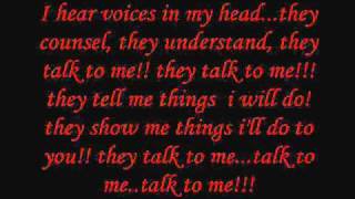 voices in my headlyrics [upl. by Lutero]