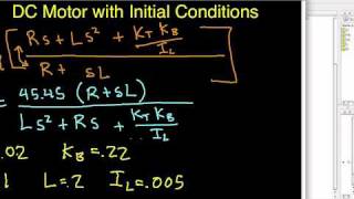 LT System Analysis DC Motor Part 5 [upl. by Aihsekel]