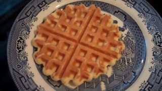 Malted Milk Waffle Recipe [upl. by Annanhoj]