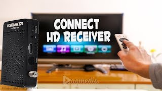 How to Connect a Satellite receiver to a TV [upl. by Dihsar]