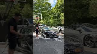 Audi R8 wash audir8 r8 r8v10 audir8v10 carwash cardetailing autodetailing detailingworld [upl. by Yelwah]