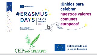 CEIP SAN GREGORIO ERASMUS DAYS 2024 [upl. by Ennaeirrac]