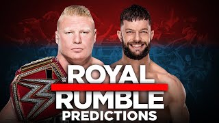 WWE Royal Rumble 2019 Predictions [upl. by Nabroc]