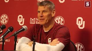 HOOPS MBB Porter Moser previews Sooners season opener vs Lindenwood [upl. by Acinhoj736]