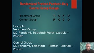 Paano Gamitin ang Randomized Pretest Posttest Only Control Group Design [upl. by Naed75]