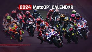 The provisional 2024 MotoGP™ Calendar 🗓️ [upl. by Notecnirp]