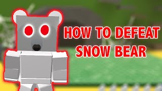 How To Beat Any Level Snowbear In Bee Swarm Simulator ROBLOX [upl. by Leda]