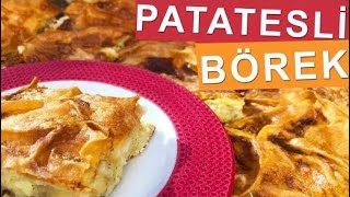 Patatesli Börek Tarifi  Hazır Yufkadan Patatesli Tepsi Böreği Nasıl Yapılır Hamurişi Tarifleri [upl. by Lleder]