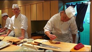 Sushi Chef in Tokyo  Dedication Passion Perfection [upl. by Ydnir91]