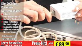 7Links 2er Starter Set Slim 200Mbps Powerline Netzwerkadapter [upl. by Brandtr]