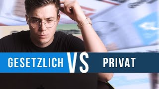 Krankenversicherung für Selbständige  gesetzliche vs private Krankenversicherung [upl. by Aivonas]