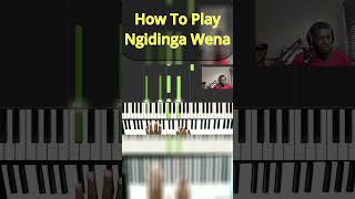 How To Play Ngidinga Wena by Takesure Ncube pianotutorial takesurencube [upl. by Volpe635]