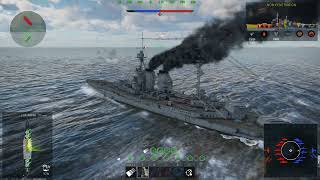 War Thunder HMS Barham first battle [upl. by Haidadej]