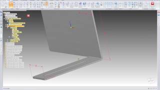 Solid Edge Change flange material form outside to inside [upl. by Thacher512]