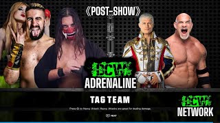 BCW Adrenaline Ep43 PostShow EDEN vs Cody Rhodes amp Goldberg ❗❗❗ [upl. by Hatnamas788]