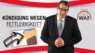 Kündigung wegen Fettleibigkeit  Was Arbeitnehmer und Betriebsräte tun können  Betriebsrat Video [upl. by Yevad]