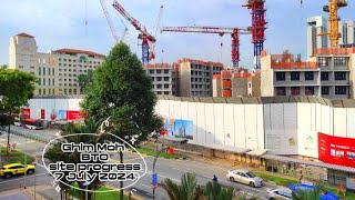 🏗️ ❲07 Jul 2024❳ HDB BTO Ghim Moh Ascent  Natura site progress [upl. by Brod]