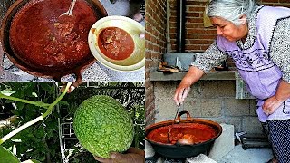 Así Preparo el Chilacayote con Carne de Puerco en el Pueblo  La Cocina De Mi Pueblo Mx [upl. by Relyat]