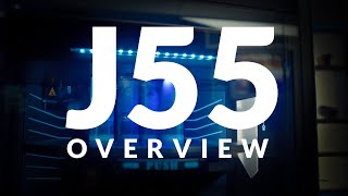 The Stratasys J55 FullColor MultiMaterial 3D Printer Overview [upl. by Enihpled811]