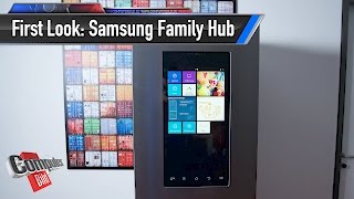 Samsung Family Hub Das wohl größte Tablet der Welt [upl. by Raamaj]