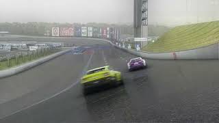 NR2003 Rainy Charlotte Roval tests [upl. by Yrrum]