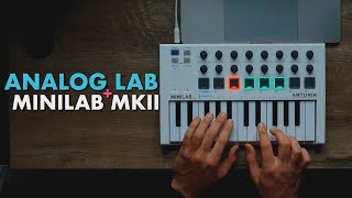 Making A Beat with the Arturia Minilab MKII amp Analog Lab [upl. by Maloney461]