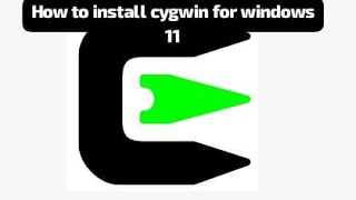 How to install Cygwin for windows 11  Cygwin installation process in English [upl. by Aes]