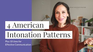 American Intonation Patterns and 10 Common Uses  English Pronunciation Training [upl. by Siffre]