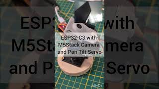 ESP32C3 with M5Stack Camera and Pan Tilt Servo [upl. by Rubens431]