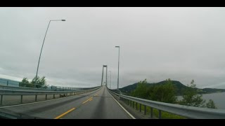 Scenic Drive from Sunndalsora to Kristiansund Norway with captions [upl. by Drehcir321]