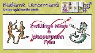 Zwillinge Mann amp Wassermann Frau Liebe und Partnerschaft [upl. by Eiruam518]