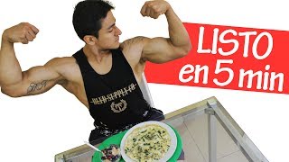 Desayuno Proteico SIN SUPLEMENTOS Para Masa Muscular [upl. by Kenaz374]