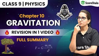 Gravitation Class 9  Full Chapter Summary Physics Chapter 10 [upl. by Daren131]