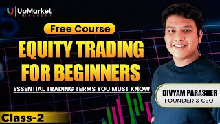 Equity Trading for Beginners in Hindi  ESSENTIAL TRADING TERMS YOU MUST KNOW [upl. by Nodla]