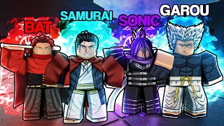 i Used EVERY CHARACTER in The Strongest Battlegrounds ROBLOX [upl. by Hamal]