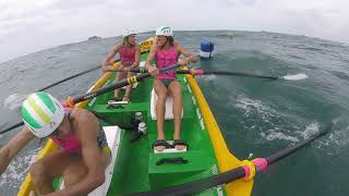 Floody U19 boys surfboat Mudjimba [upl. by Carmena]