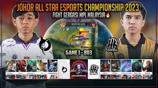 TODAK LANGGAR KING MPL MY S12🔥 TODAK VS HOMEBOIS GAME 1 JOHOR ALL STAR ESPORTS 2023 MOBILE LEGENDS [upl. by Morice]