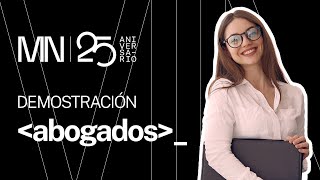 Software de gestión para Abogados ONE 2023  MN program [upl. by Coffee]