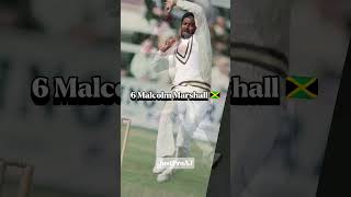 Top 10 Best Fast Bowlers in Cricket History shorts ytshorts youtubeshorts [upl. by Arundell20]