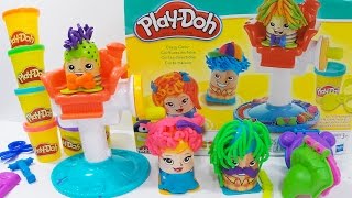 PlayDoh Corte Maluco ou Crazy Cuts  Brinquedos de Massinhas de Modelar [upl. by Mailiw]