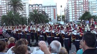 Marcha quotAvenida de Las Cameliasquot  Granaderos  Fanfarria Militar “Alto Perúquot en Mar del Plata [upl. by Stoll]