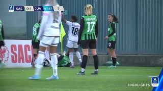 SassuoloJuventus 01  Echegini prima gioia e tre punti doro  serieafemminile eBay 202324 [upl. by Lusar]