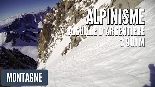 Alpinisme  Aiguille dArgentière  Couloir en Y [upl. by Elodea622]